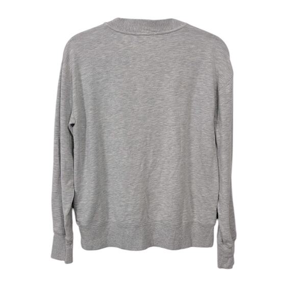 Rag & Bone Flora V-Neck Long-Sleeve Pullover, Gray, Women’s Size S/P - Picture 6 of 6